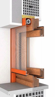 Insect screen fitting system M7 50 - bim