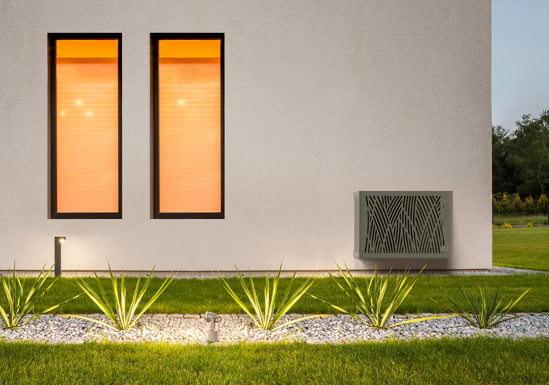 Habillage Pompe à chaleur et climatisation-OUTSTEEL par Cheminées Poujoulat - bim