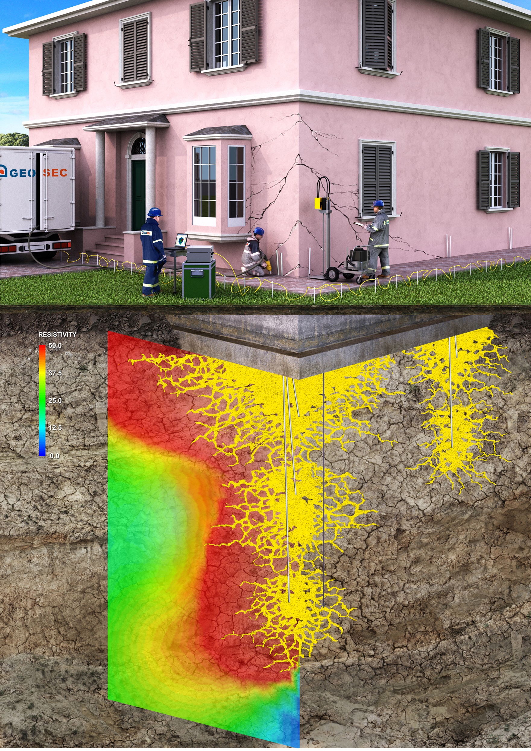  Doppie iniezioni su più livelli inclinati - bim