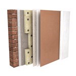 DECORACIÓN DE FACHADAS SOBRE AISLAMIENTO MINERAL (LANA DE ROCA) (DE2) - bim