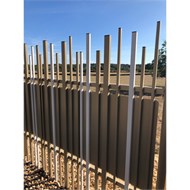 Random top and bottom STEM® WALL fence - bim