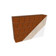 TAV 18C - Anti-tilting system for infill panels without plaster - bim