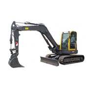 Pelleteuse 8.3 t chenilles caoutchouc, cabine - bim