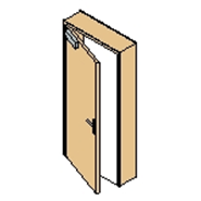 HB englobante - Simple vantail - bim