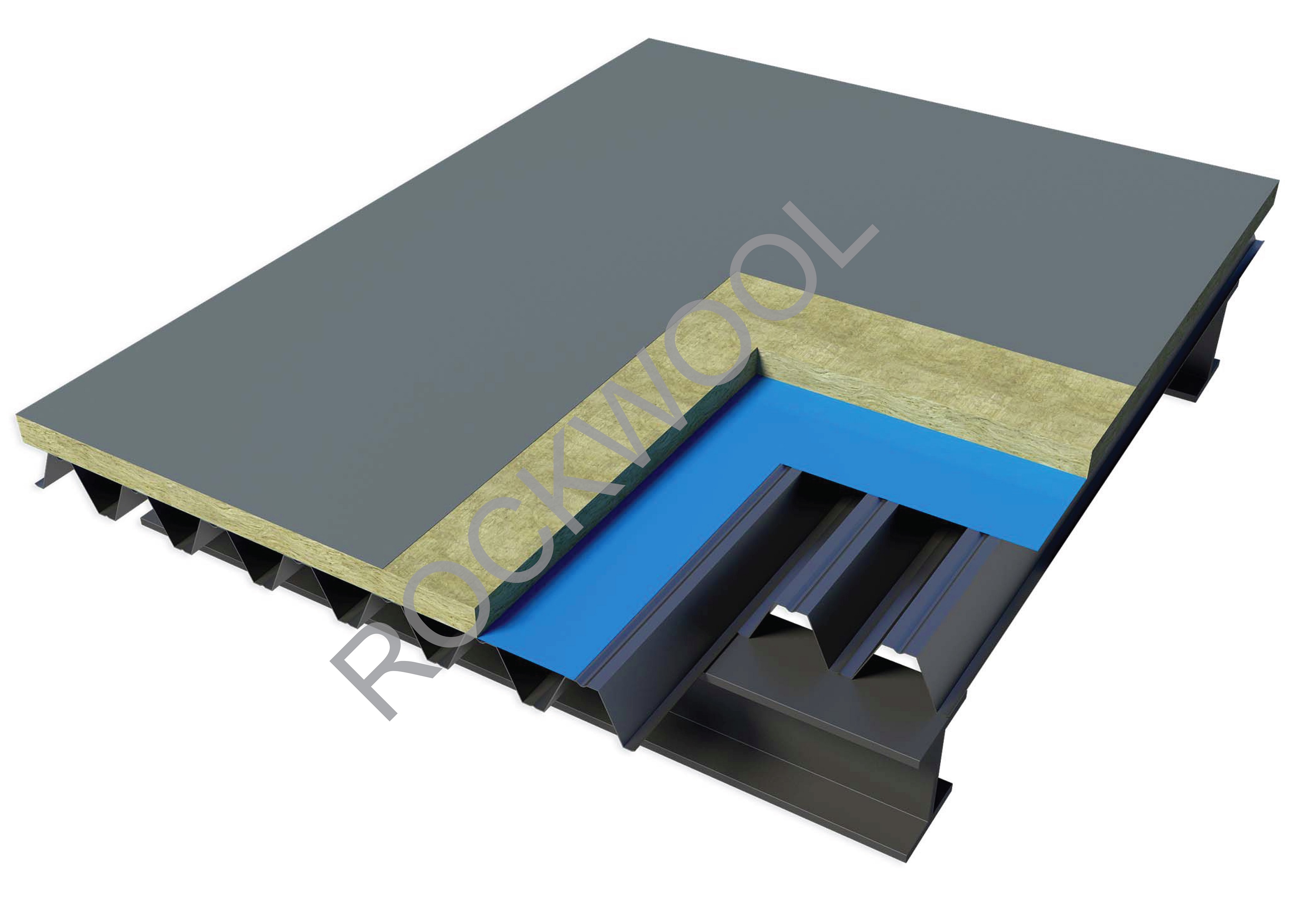 ROCKWOOL Roof Metal Deck Roof Hardrock 80 BIM OBJECT free BIM file
