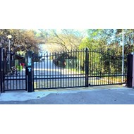 Motorized A49c swing gate with BTA 50 motor - bim