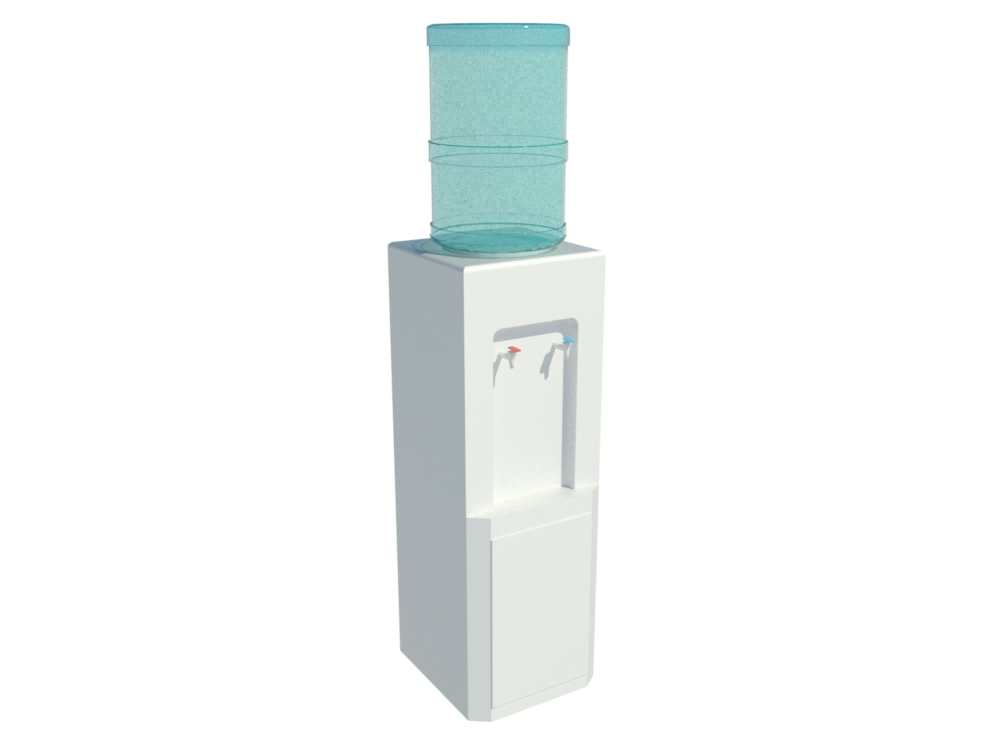 Water Cooler BIM OBJECT free BIM file downloads e.g., Revit, IFC, etc