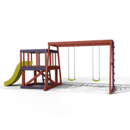 Children Swing with Climber - bim