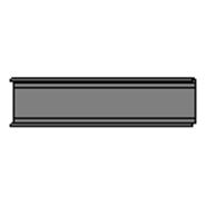 Hacierba® 1.400.90 avec raidisseurs - bim