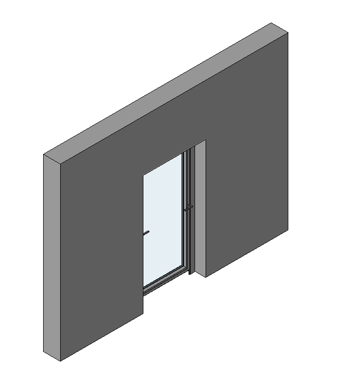 REYNAERS ALUMINIUM ITALIA CS 86-HI Door outward opening with single ...