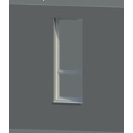 Window double glazed, 1 leaf - bim