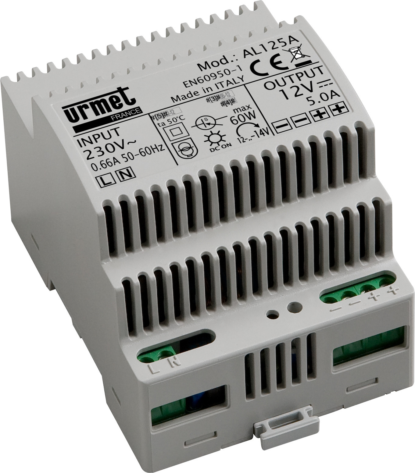 URMET - Alimentation régulée AL12/2DIN