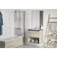 SDB - ZEPHYR 1 tiroir 1 niche - bim