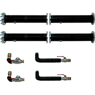 3.033667 Hydraulic manifold kit DN 100 for 2 VICTRIX PRO 100/120/150 V2 in cascade - bim