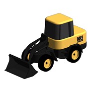 Chargeuse compacte articulée diesel à déversement latéral 700 litres - bim