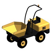 Dumper gyrabenne diesel - CU 1.5 t - bim