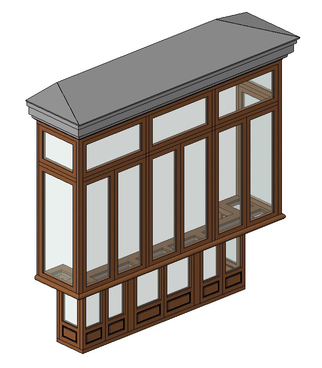 OBJETO BIM Balcón Mirador de Madera descarga gratuita de archivos BIM