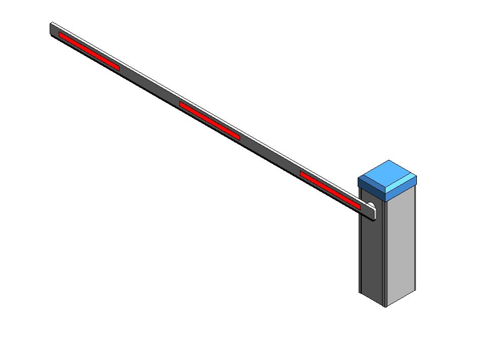 Barrier for Parking Garages BIM OBJECT free BIM file downloads e.g