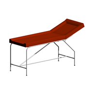 Fixed height examination table - bim